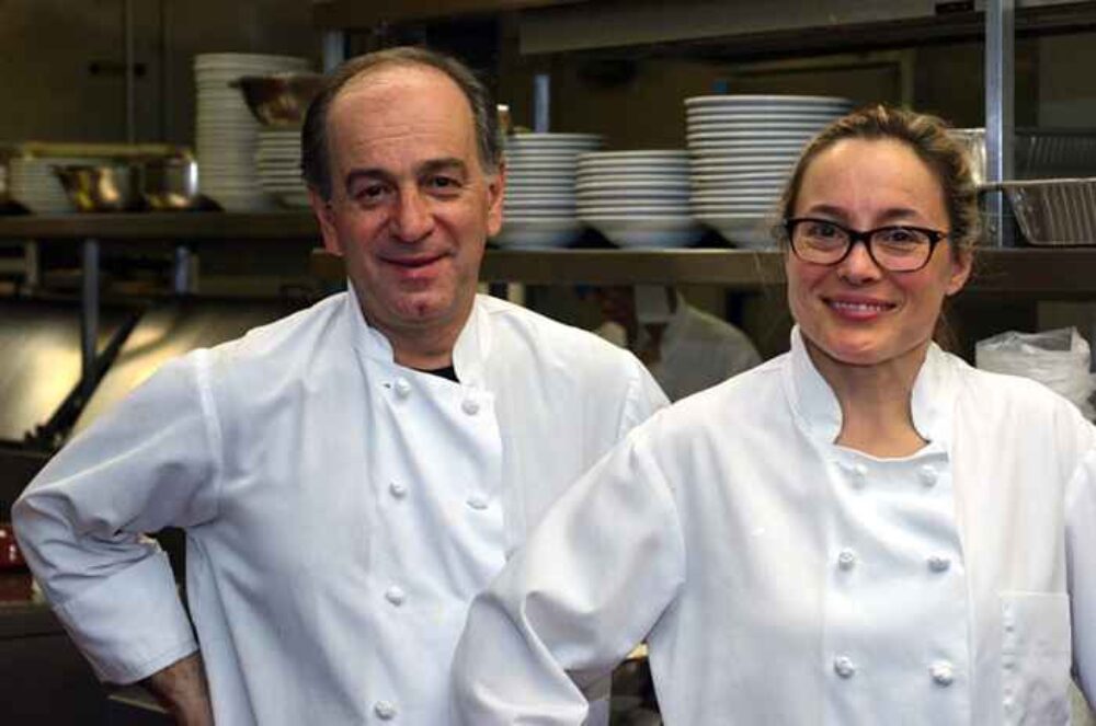 George Bumbaris and Sarah Stegner, co owners/chefs, Prairie Grass Cafe