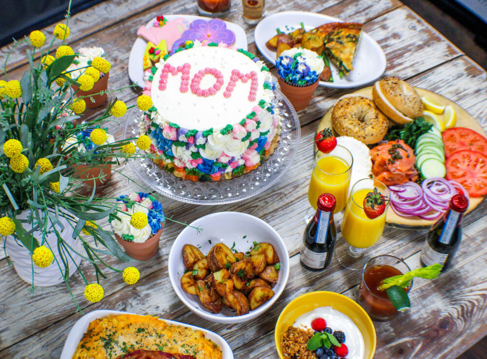 Goddess Room Service Spread for Pamper Your Mom this Mother's Day at These Chicago Food and Beverage Destinations