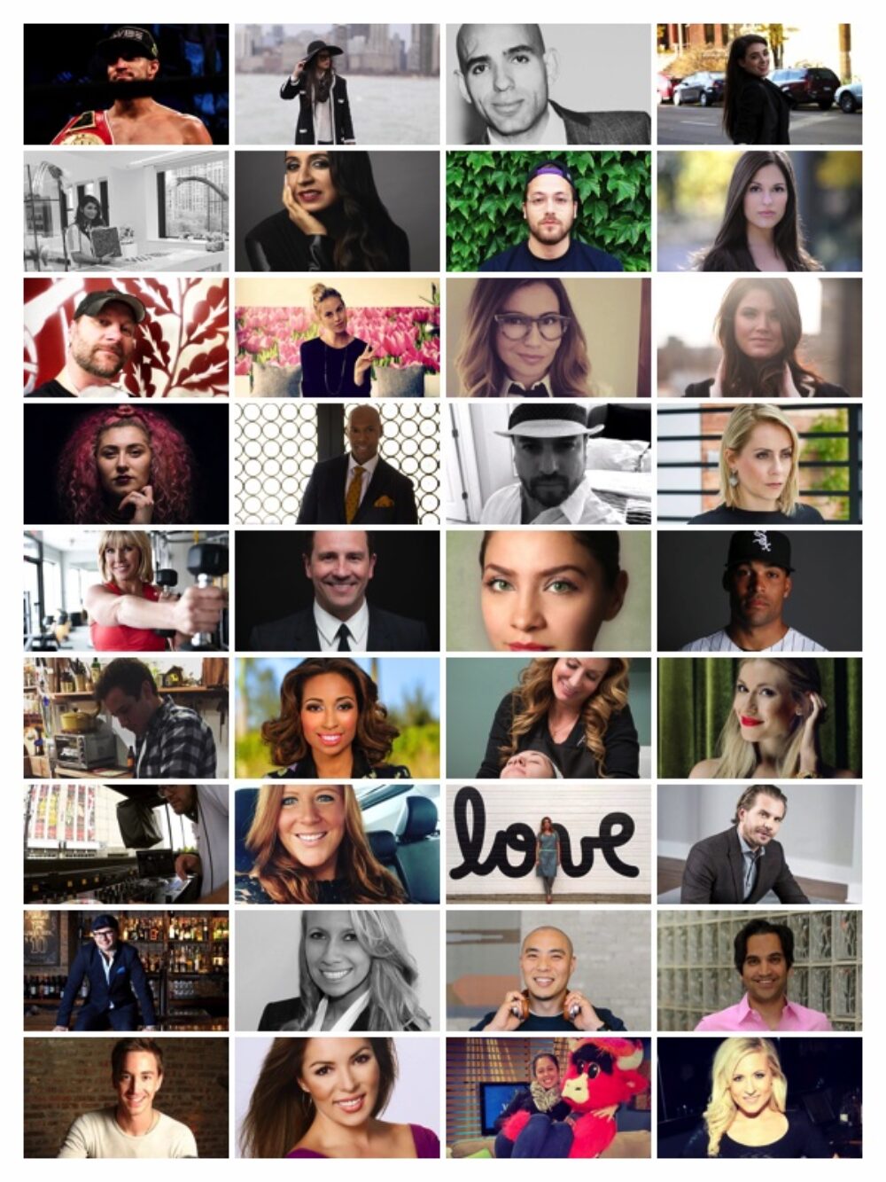 HQ Competitor Collage 2 for Cheering For Charity!