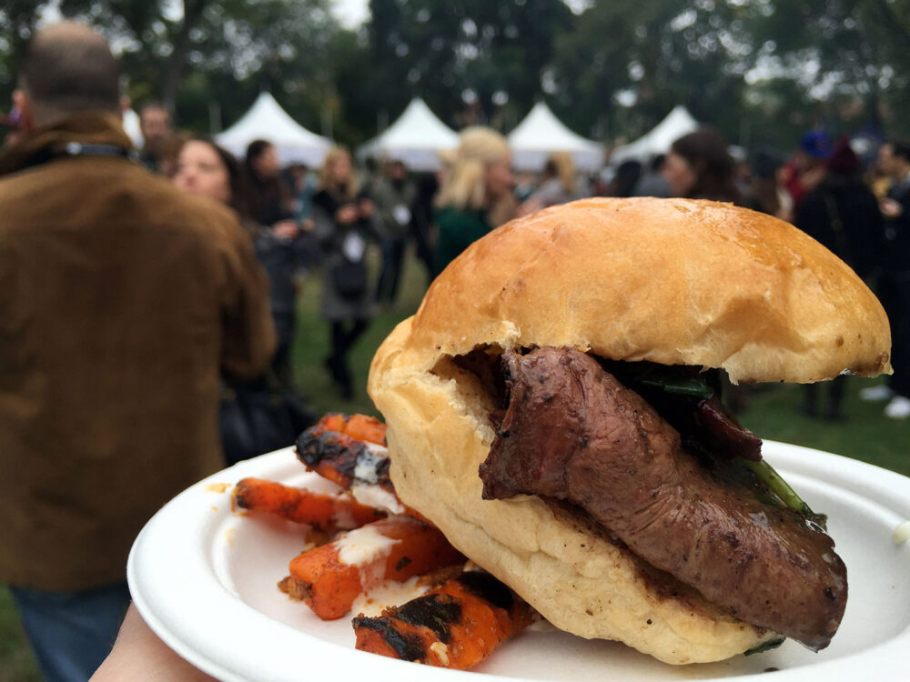 Ox Heart Buns & BBQ Carrots with Creamy Herb Dressing for Taste Talks All Star BBQ Brings Heavy Hitters to Palmer Square