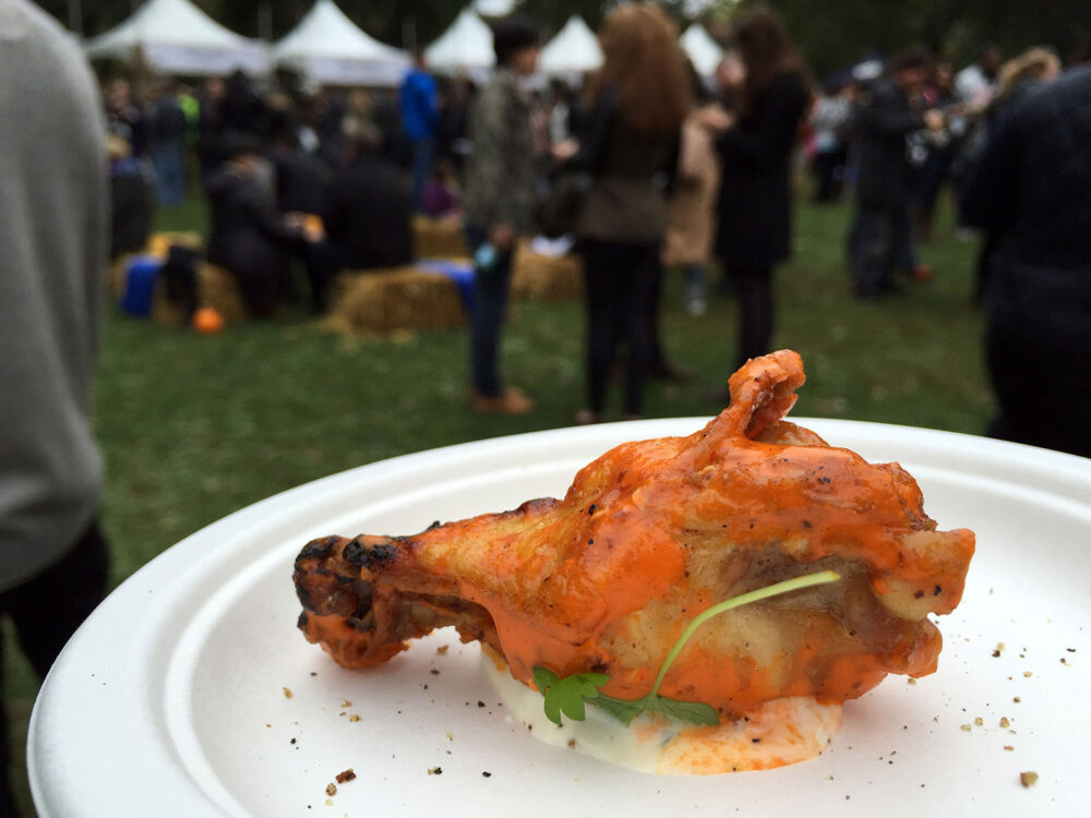 Grilled Chicken Wings, House Hot Sauce, Lifeway Kefir Ranch for Taste Talks All Star BBQ Brings Heavy Hitters to Palmer Square