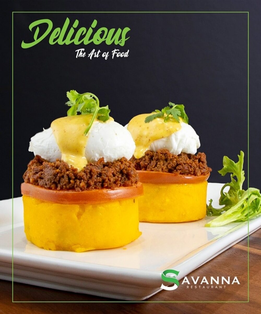 A dish as unique as its name, the Llapingachos (potato cakes) is a taste of Ecuador on Lincoln Ave. (Photo courtesy of Savanna Restaurant) for Savanna...Ooh La La!