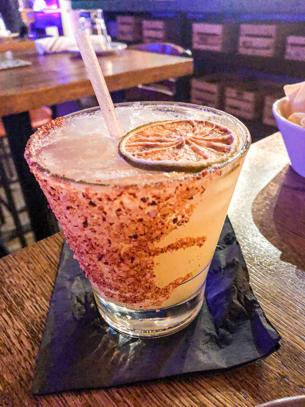 Mezcal Lychee Margarita for A Tour Through History and Tacos at Wicker Park's Takito Kitchen