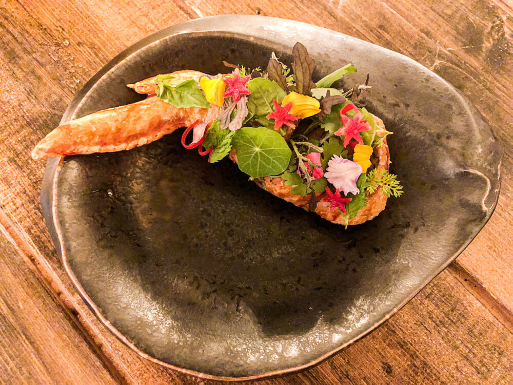�Stuffed Chicken Wing for Foraged Fall Flavors at Elizabeth Restaurant, the Michelin Starred Standard in the Heart of Lincoln Square