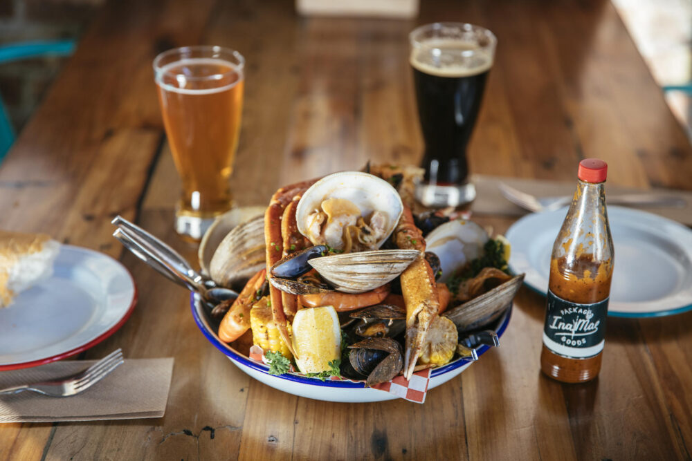 Inas Boiled Seafood Tower Spread 14 Heather Talbert for Create Father's Day Memories at these Chicago Restaurants and Bars