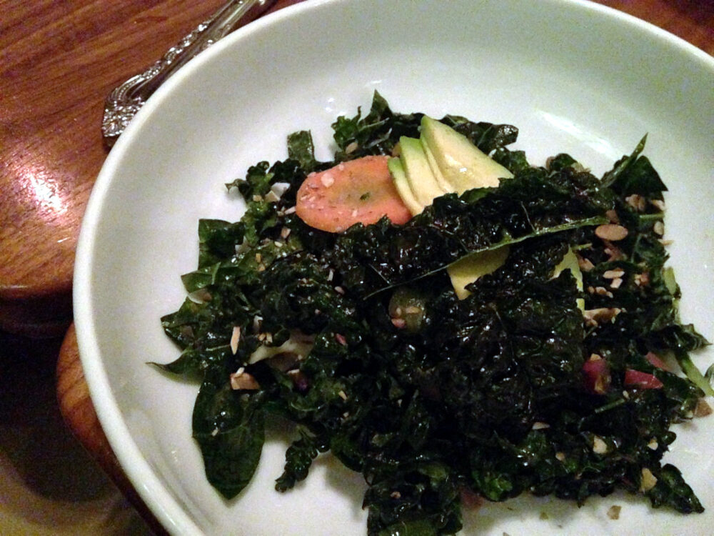 Kale Salad Trenchermen Restaurant Week