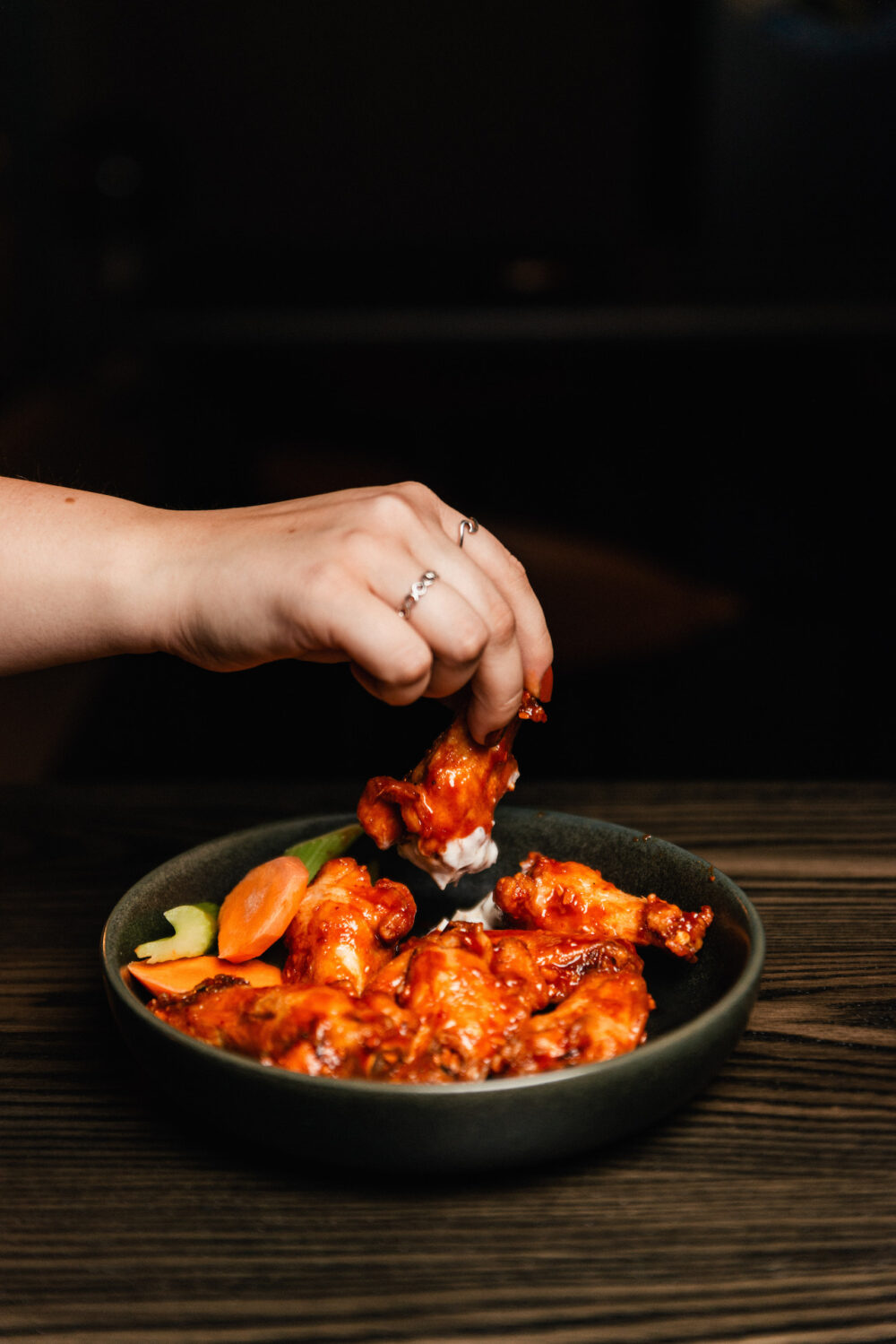 Kim Yeoh Clever Coyote Wings for From Buffalo to BBQ and Everything in Between, Where to Dine on National Chicken Wing Day, July 29