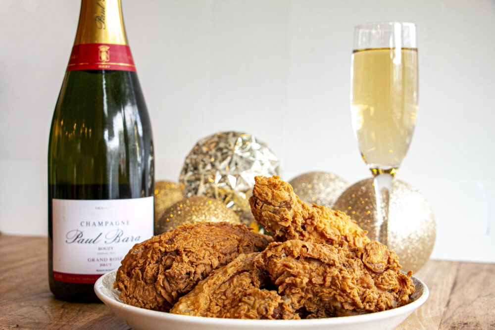 Indulge in some NYE Fried Chicken from Virtue (Photo Courtesy of Lindsey Becker) for NYE Happenings Around Chicagoland