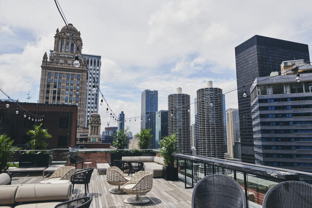 Outdoor Rooftop Courtesy Of Jake Rosenberg for Best Patios and Rooftops to Enjoy Dining and Imbibing Al Fresco in Chicago