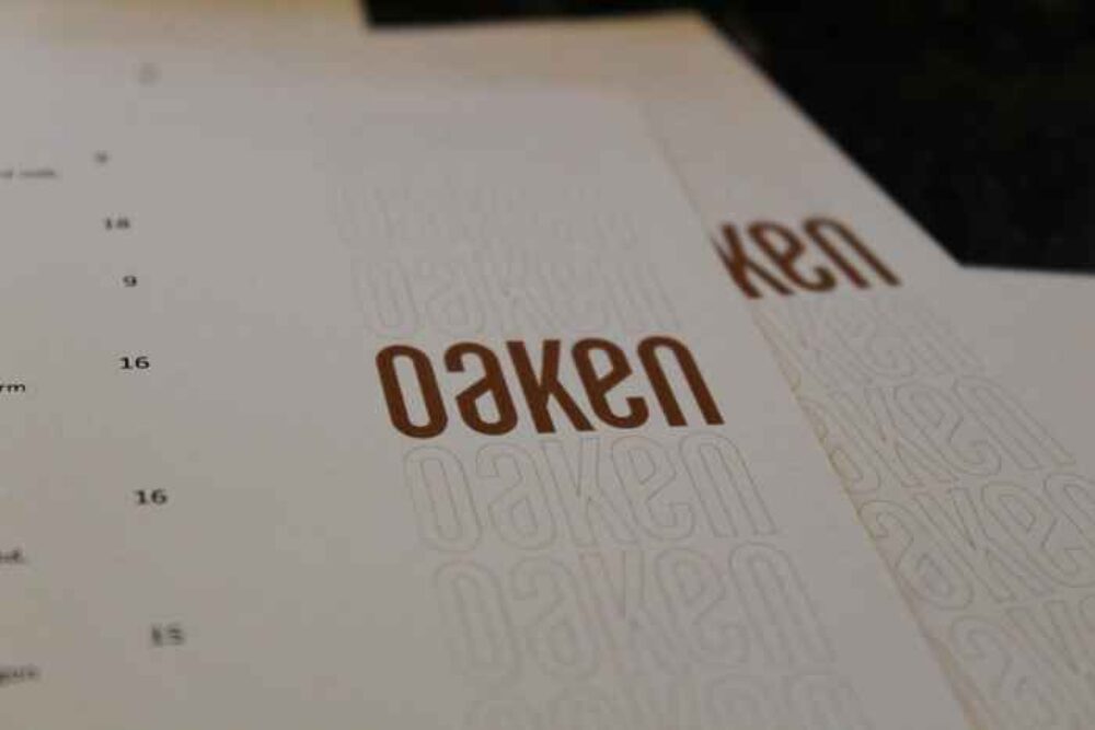 Oaken Menu Close Up for CFM Asks: Oaken Bistro + Bar's New Executive Chef Christian Alejandro