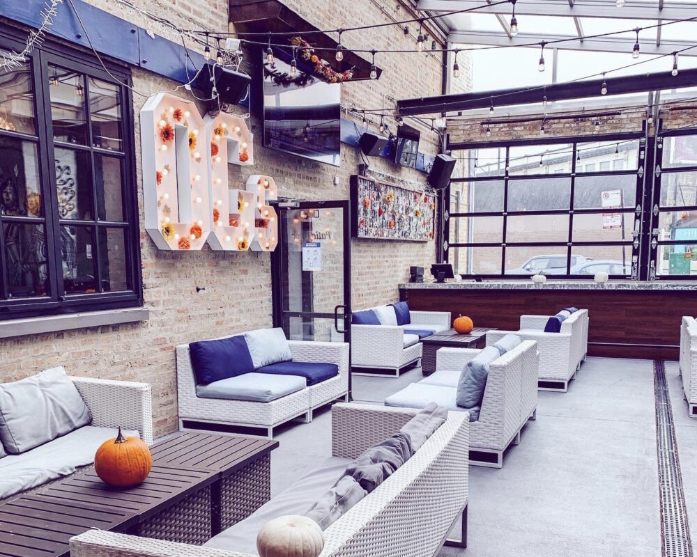 Courtesy of Old Grounds Social for New Winter Outdoor Dining Options in Chicago