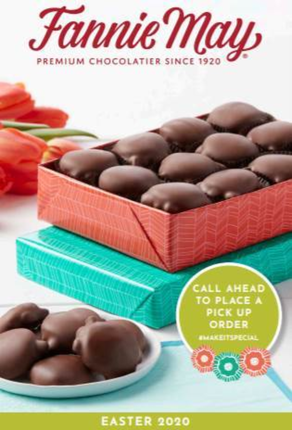 Courtesy of Fannie May for Hoppy Easter! Where to Order Easter Brunch or Dinner on April 12