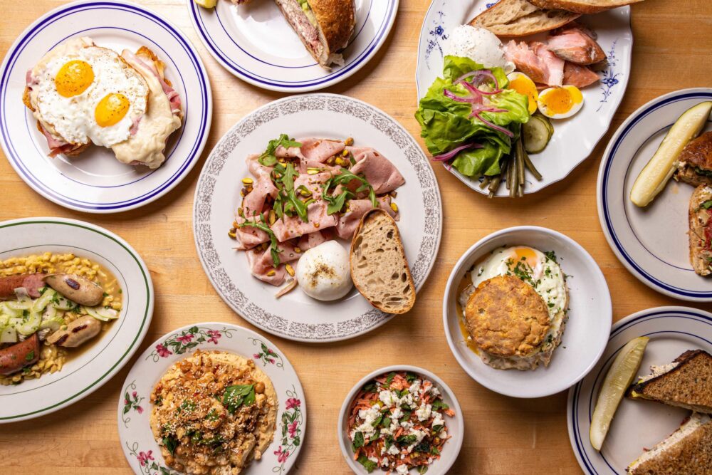 Overhead Spread 2 Maddy Cox for CFM's Top Picks for Chicago Restaurant Week 2025