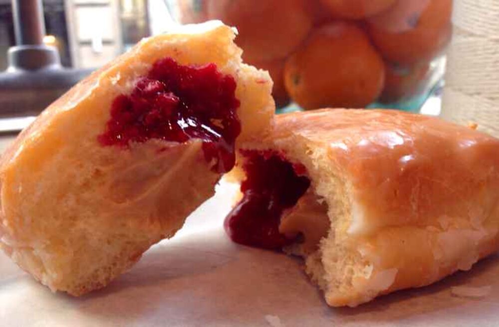 PBJ Firecakes for New Peanut Butter and Jelly Donut at Firecakes