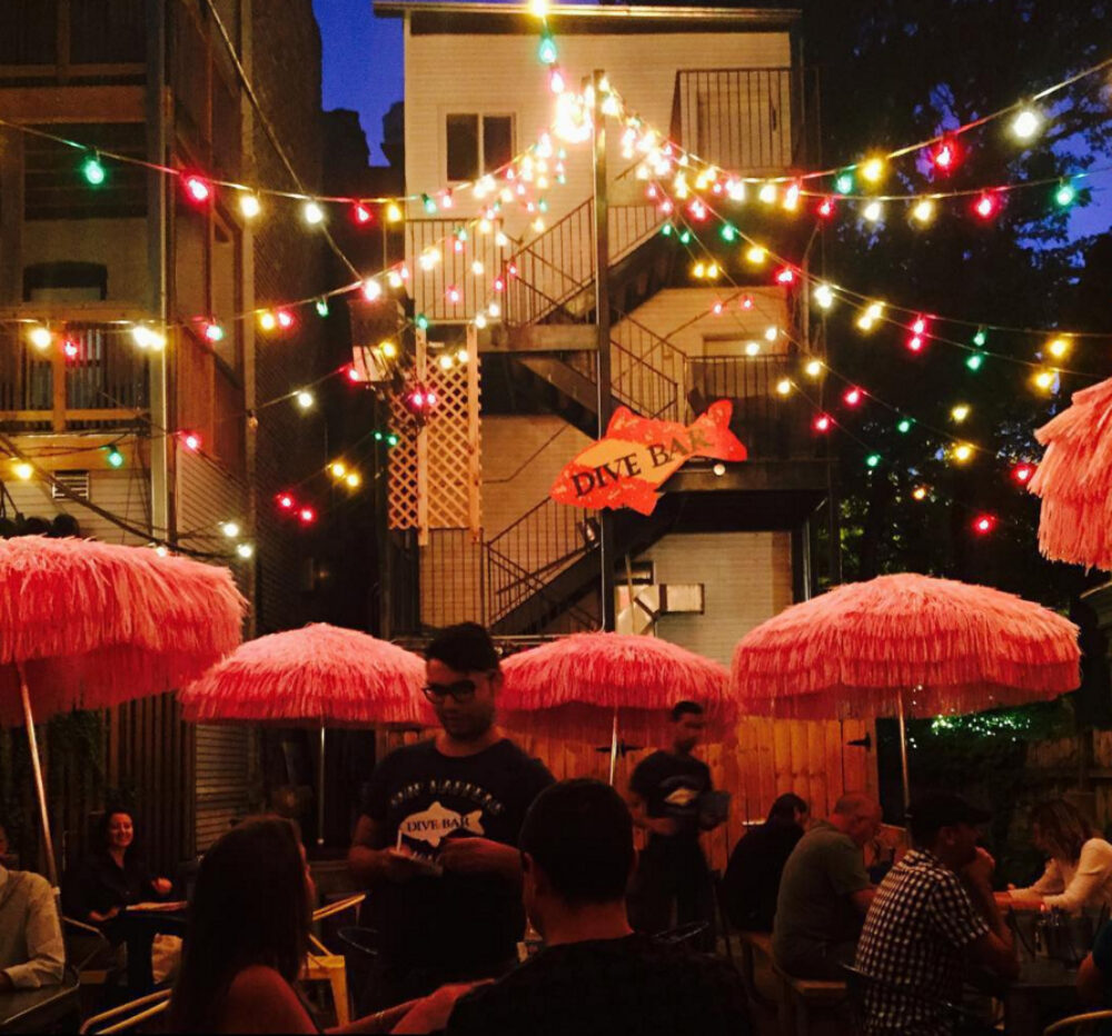 Patio at Dive Bar for New Nautical Patio at Dive Bar