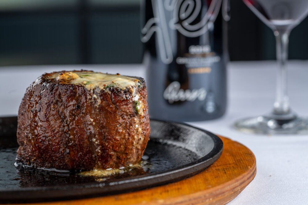 Perry's 6oz Filet Mignon for Perry’s Steakhouse & Grille 3 course Senior Menu