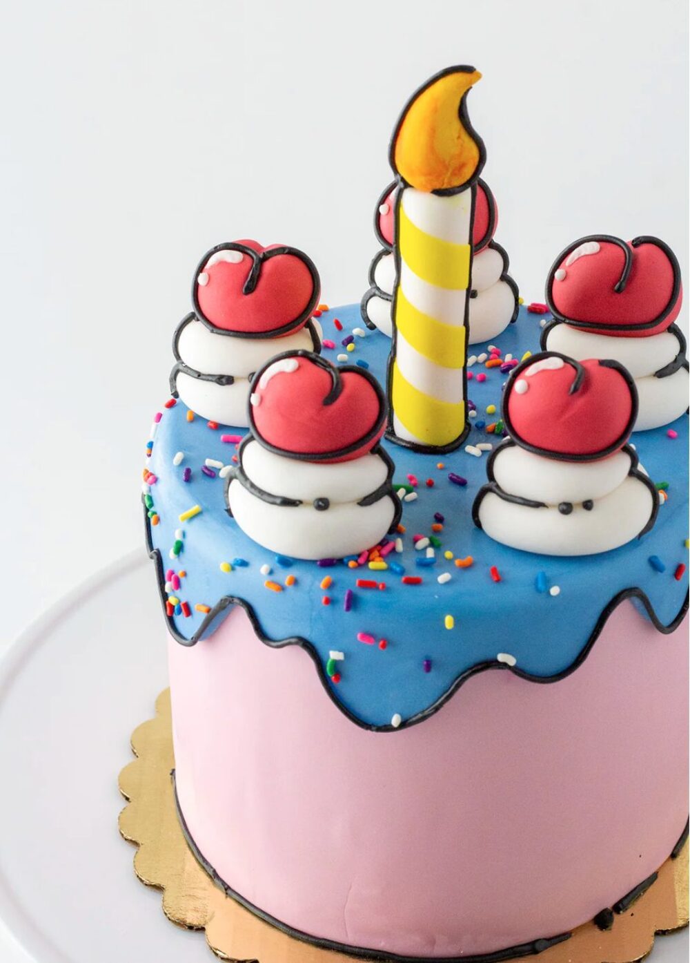 Pop Art Cake (Photo courtesy of Bittersweet Pastry) for CFM Asks: Bittersweet Pastry's Lead Cake Decorator, Kerrie Breuer