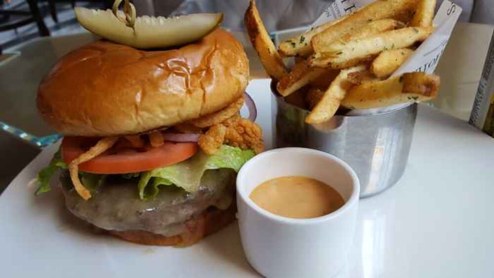 Prime Beef Burger for Adamus Lounge Offering Black Friday Dining Specials