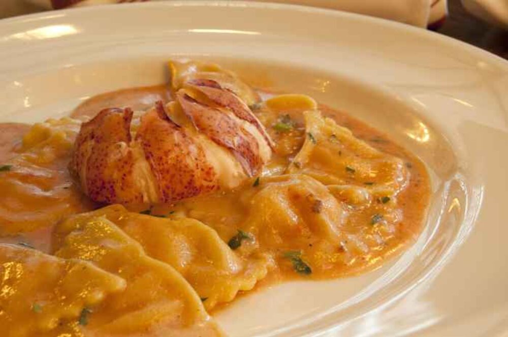 Romance Week Lobster Mezzaluna for Romance Week at Tesori Trattoria and Bar