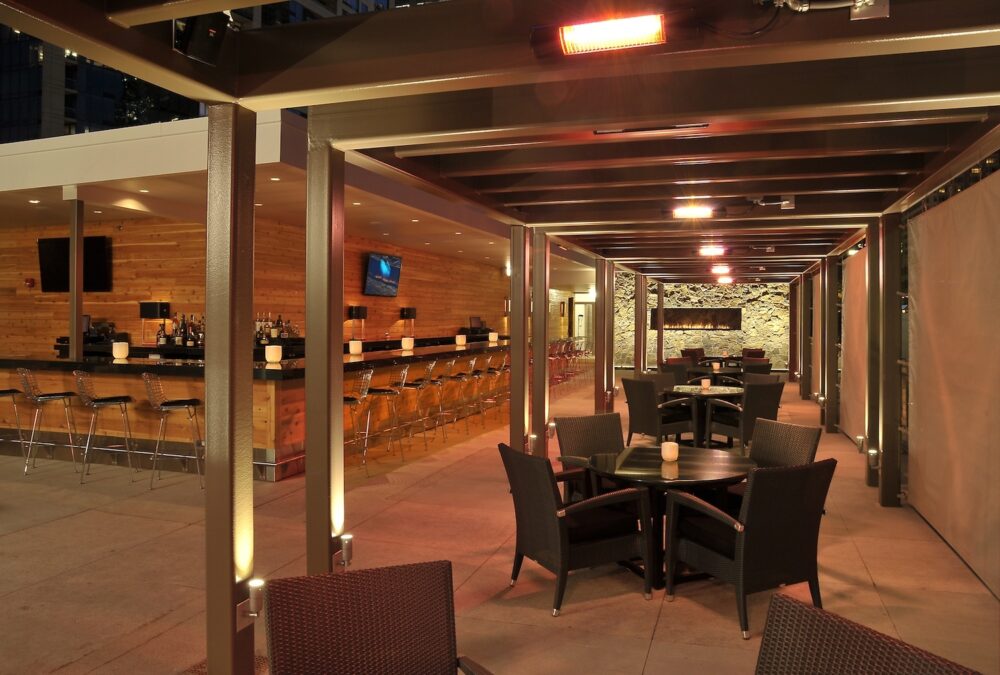 Rooftop at III Forks for Derby Day Soiree at III Forks Prime Steakhouse