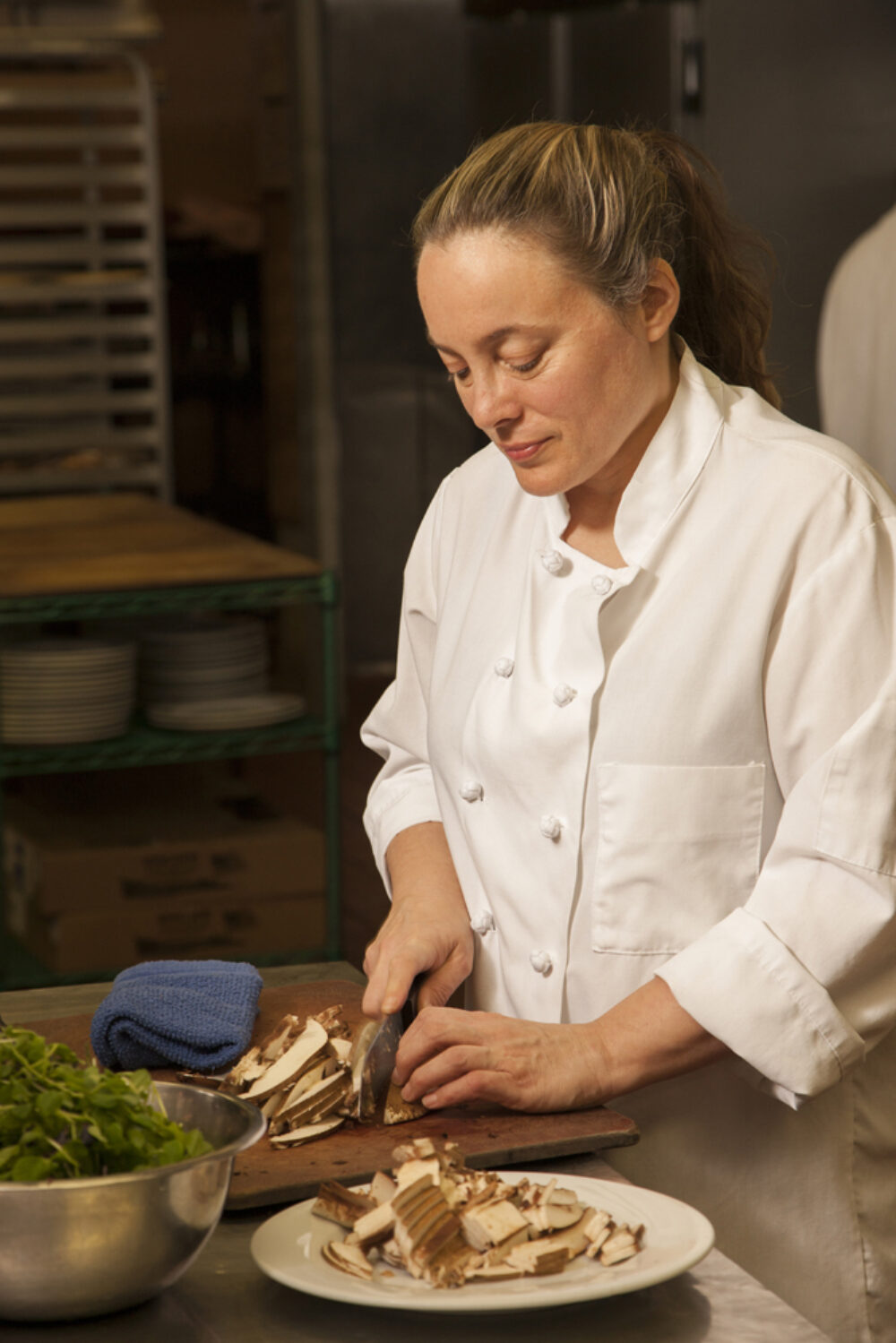 Sarah Stegner, co owner/chef, Prairie Grass Cafe