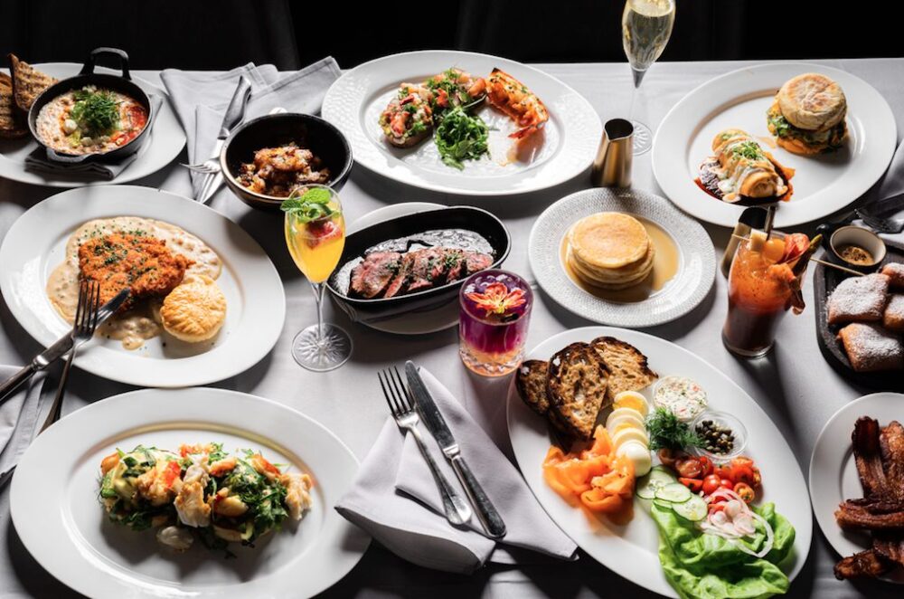 A Maple & Ash feast fit for a quarantined Easter (Courtesy of Maple & Ash) for Hoppy Easter! Where to Order Easter Brunch or Dinner on April 12