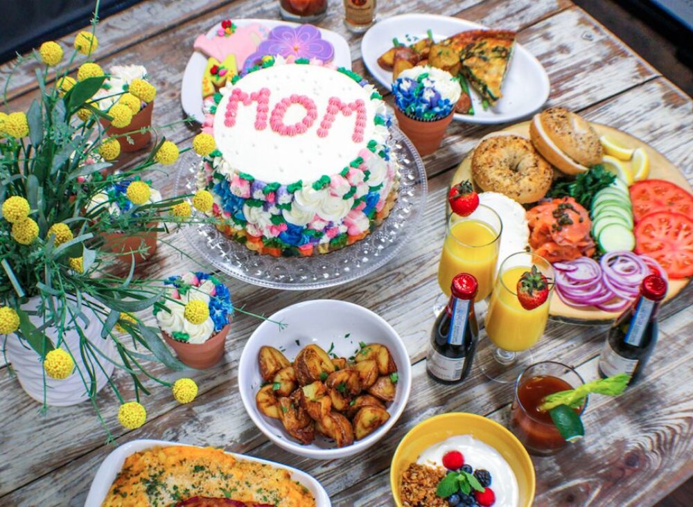 The Goddess and Grocer is offering a special Mother’s Day Room Service Menu as well as a gift basket featuring items from Goddess and their Bucktown neighbors. (Photo courtesy of The Goddess and Grocer) for Celebrate Mom with these Mother's Day Offerings from Chicagoland Restaurants