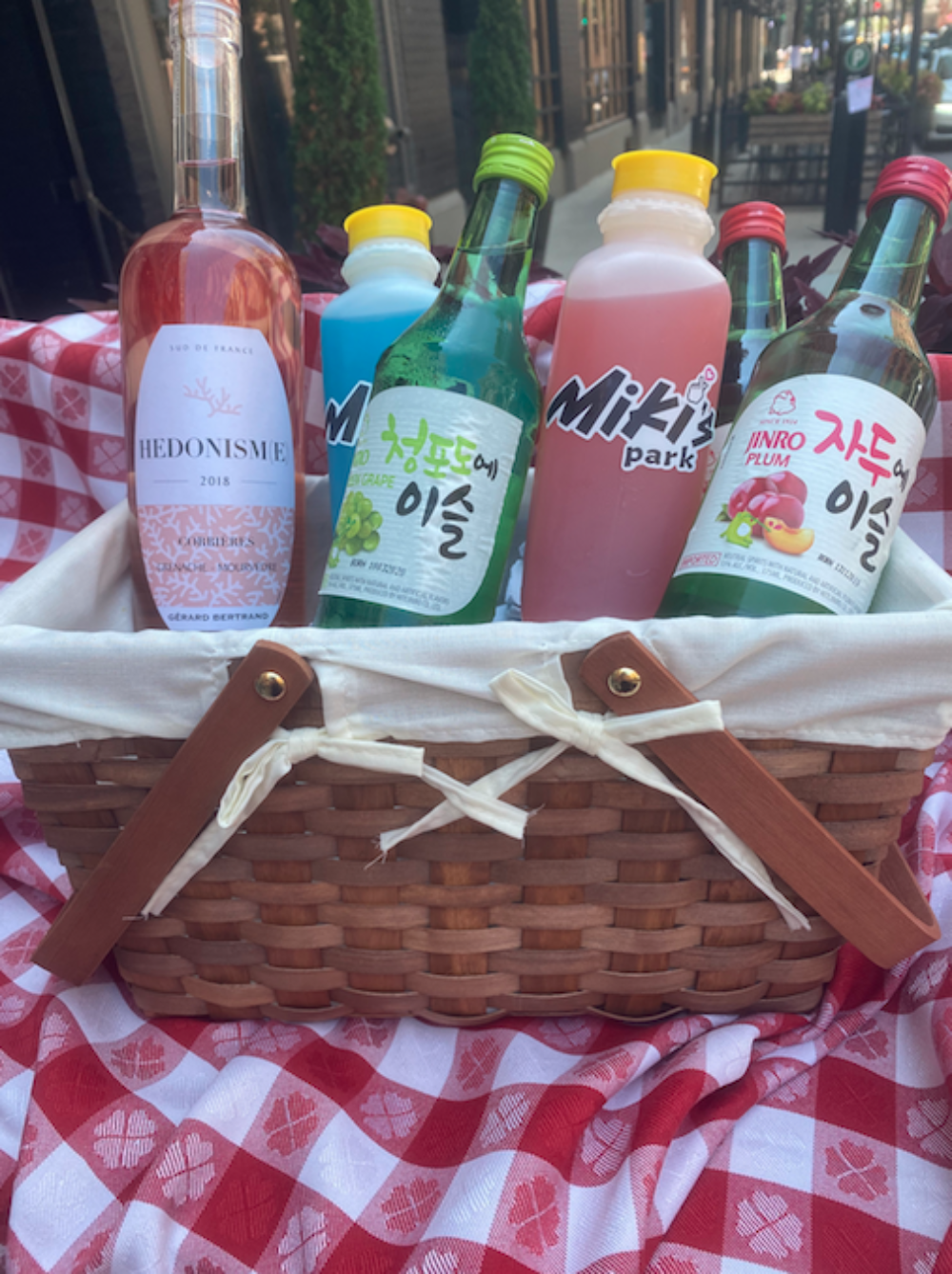 Celebrate Independence Day with Miki’s Park’s Red White & Blue Drink Package. (Photo courtesy of Miki's Park) for Fourth of July Specials Across Chicago