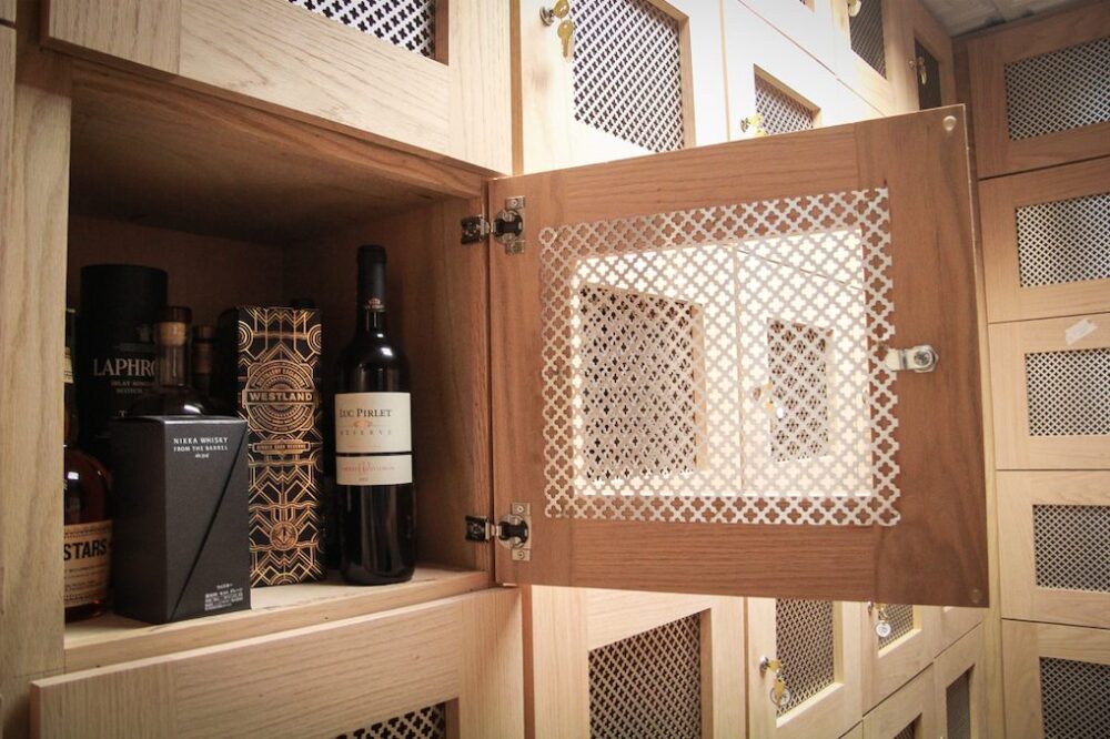 The wine cellar at Birch Road Cellar's Seattle location. (Photo courtesy of Birch Road Cellar) for CFM Asks: Kim Bosse, Co Founder of Birch Road Cellar, a Members Only Neighborhood Clubhouse