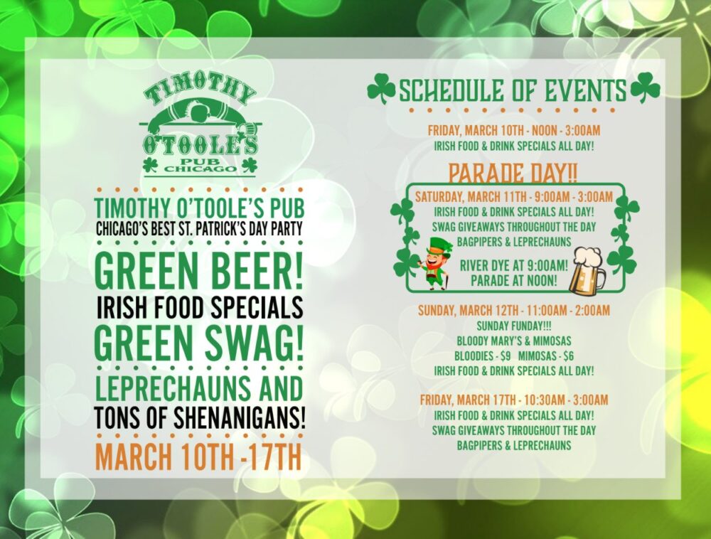 Screen Shot 2023 02 15 At 1 52 01 Pm for St. Patrick's Day Parties at Timothy O'Toole's Pub