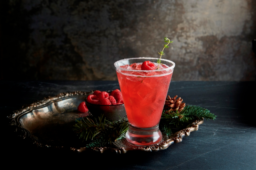 Winterberry Margarita for Holiday Cocktails at Cantina Laredo