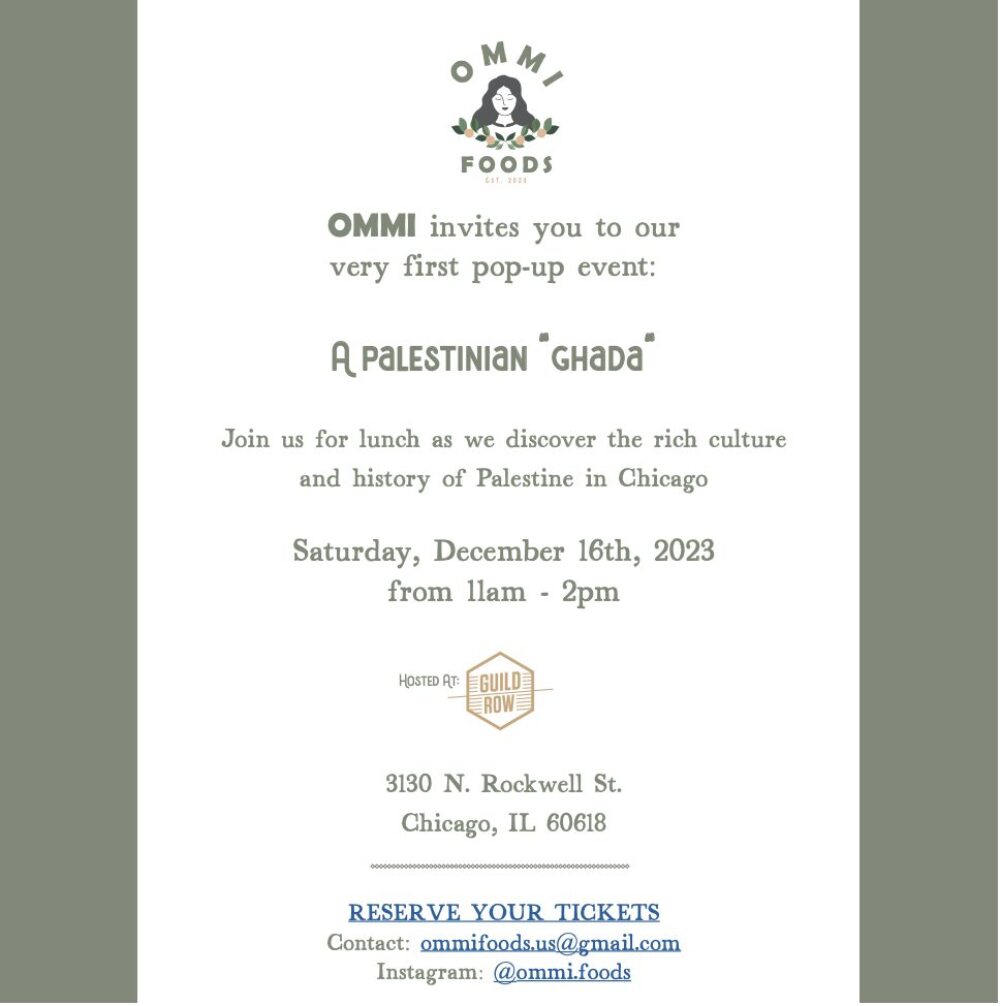 Image for Ommi Foods Pop up at Guild Row December 16th