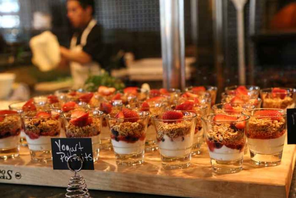 Yogurt Parfait at Pinstripes Chicago