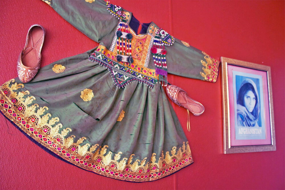 �The decorations in my restaurant remind me of springtime in the mountains in Afghanistan,” said Nasir. Photo: Sarah Conway. for Where Chicago and Afghanistan Meet: Albany Park's Afghan Kabob Serves More than Dumplings