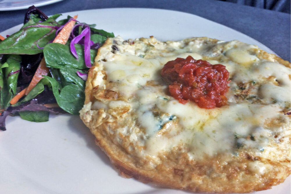 Kale and Wild Mushroom Egg White Frittata for AMK Kitchen Bar Brings Brunch Comfort to Bucktown
