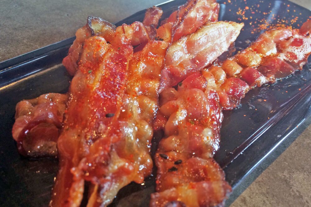 Maple Glazed Togarashi Bacon for Satisfy Your Belly with Brunch at bellyQ
