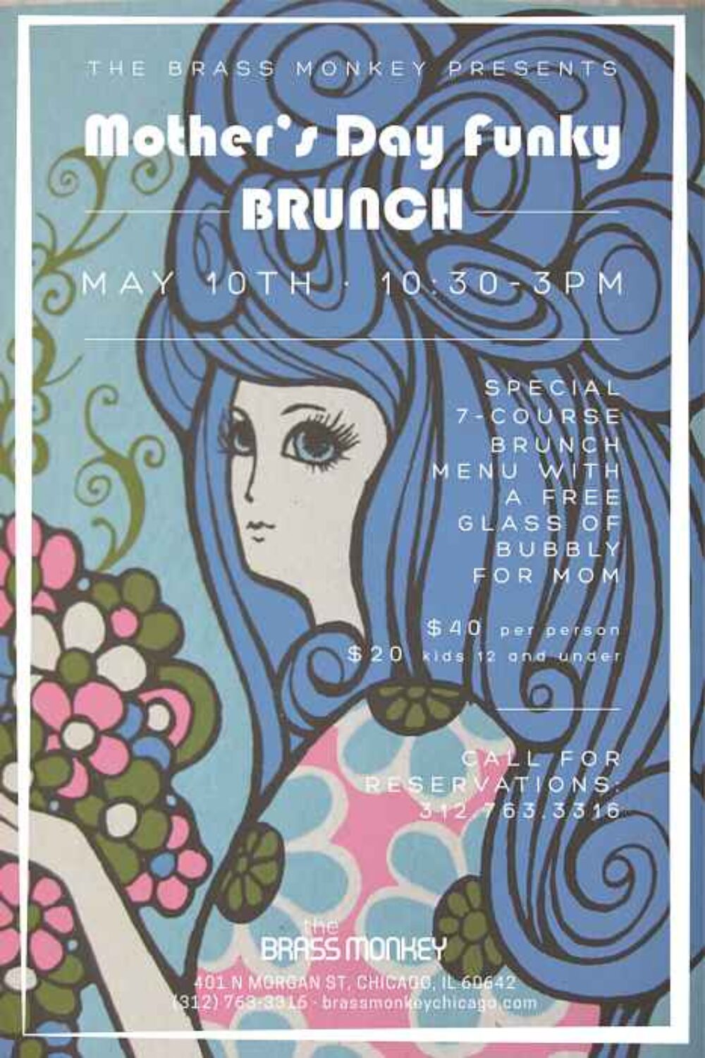 brass monkey mothers day for 7 Course Mother's Day Special at Brass Monkey