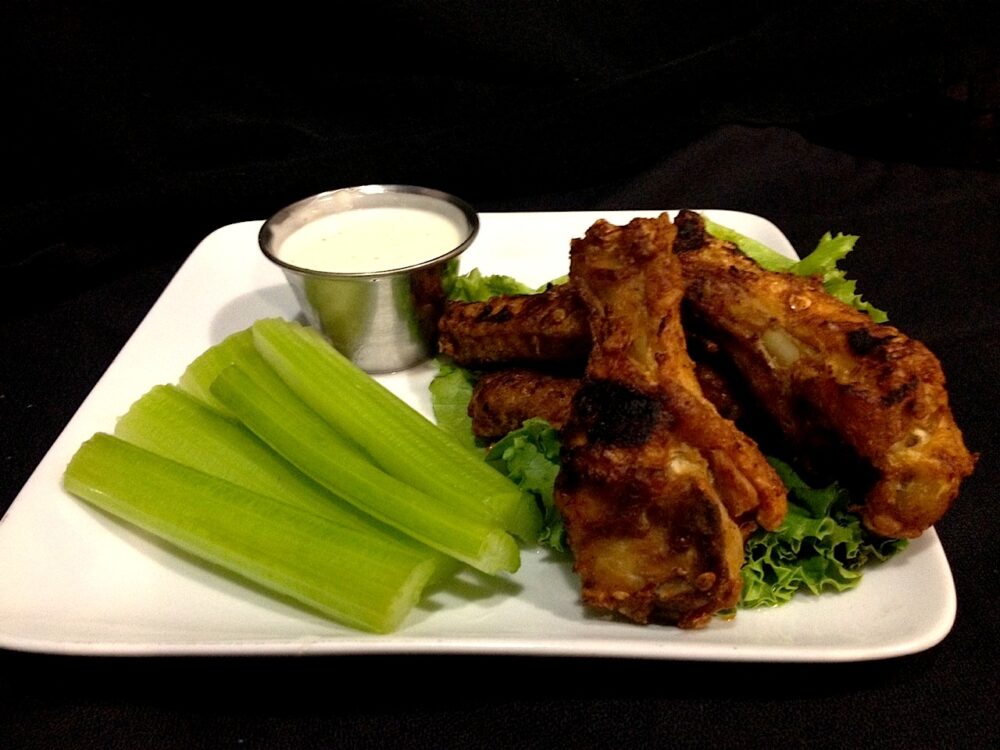 The Death Valley wings require a waiver! for Lagunitas Tap Takeover at Cactus Bar and Grill