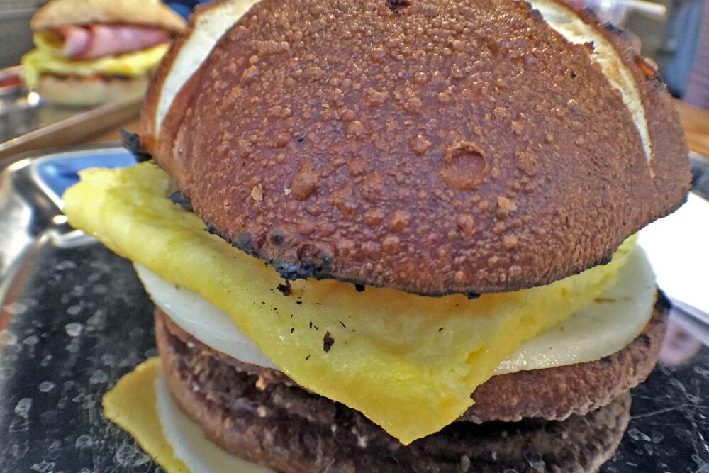 The Captain brings the heat. for The Eastman Egg Company Wants to Know What Type of Egg Sandwich You Are!