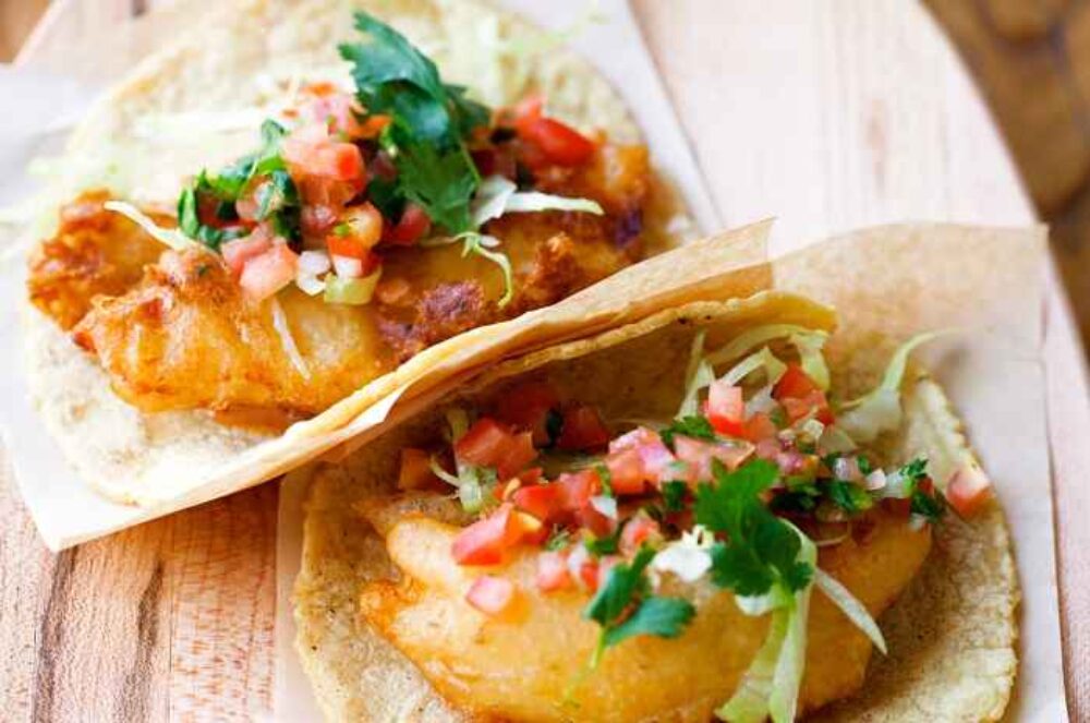 Fish Taco Tallboy for Two For Tuesday at Tallboy Taco
