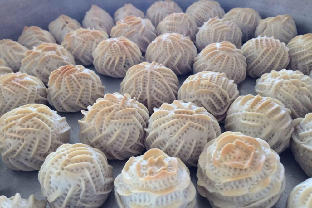 Date stuffed maamoul cookies come by the pound. Photo credit: HoneyDoe. for From Syria with Love: South Loop's HoneyDoe Refreshes Chicago's Middle East Food Scene