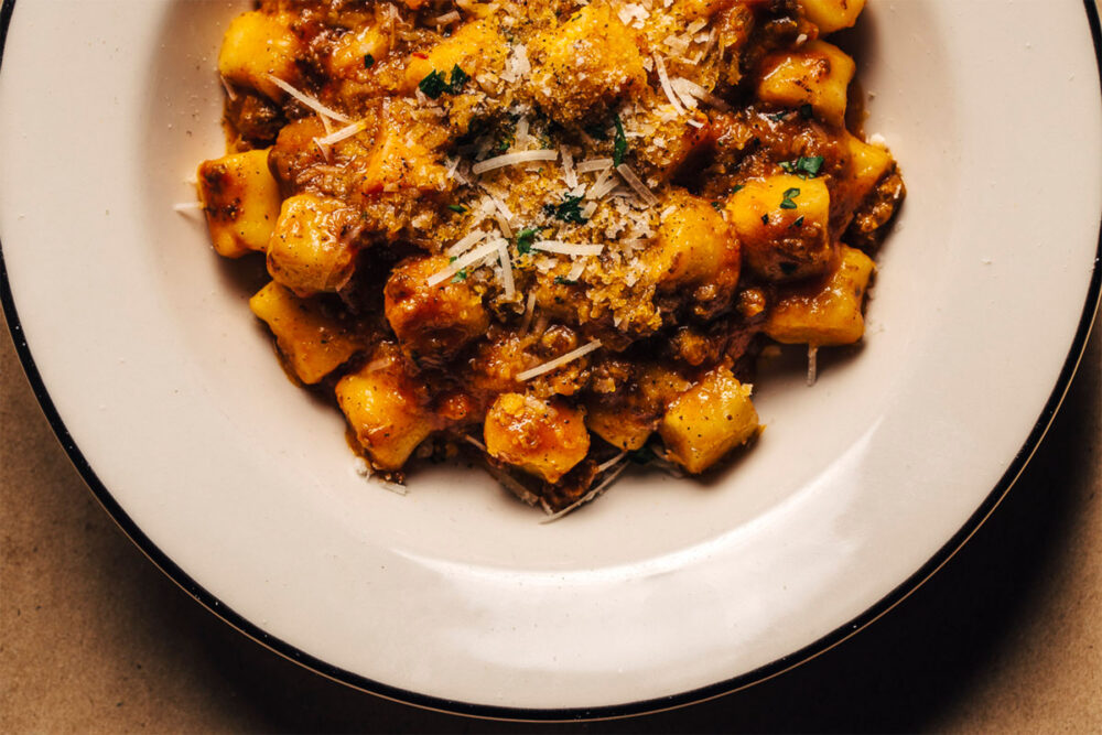 Gnocchi all Bolognese. All photo credits: Jeff Marini for Il Porcellino Now Open in River North