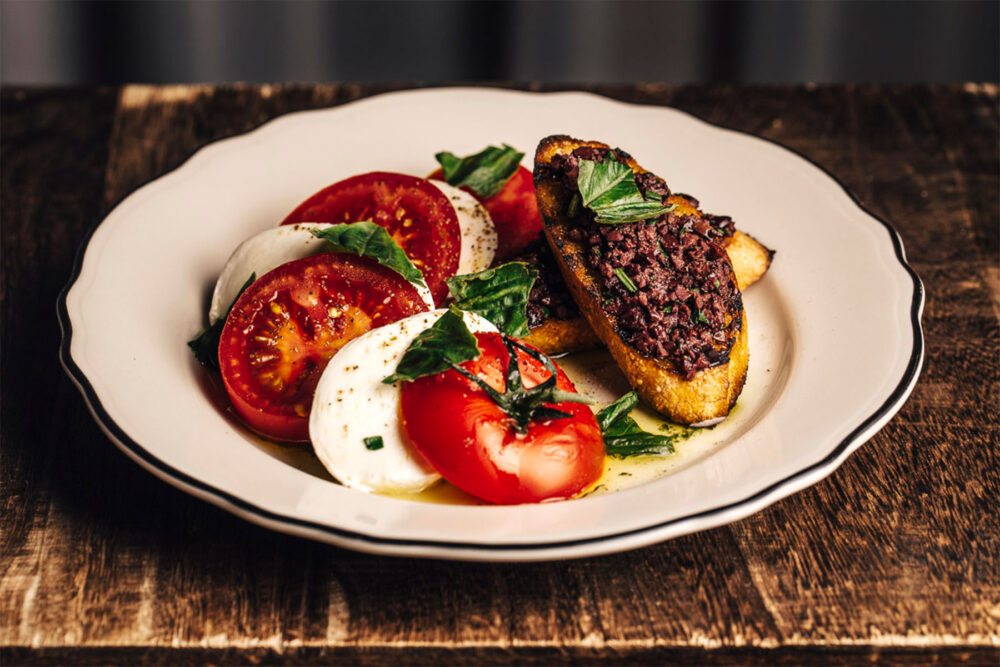 Bufala Mozzarella Caprese. All photo credits: Jeff Marini for Il Porcellino Now Open in River North