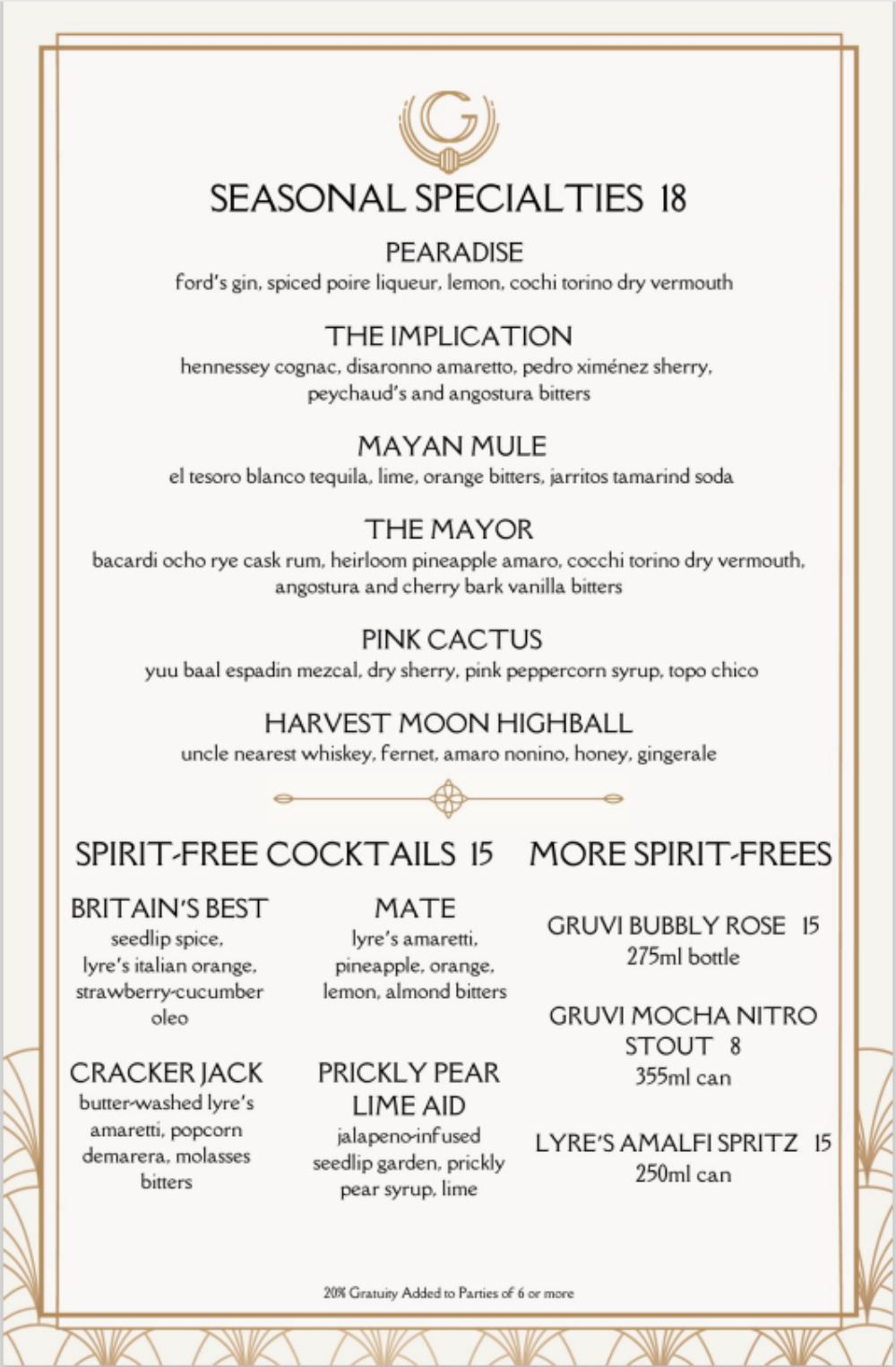 Image 4 for The Gwen Chicago Launches Fall Cocktail Menu