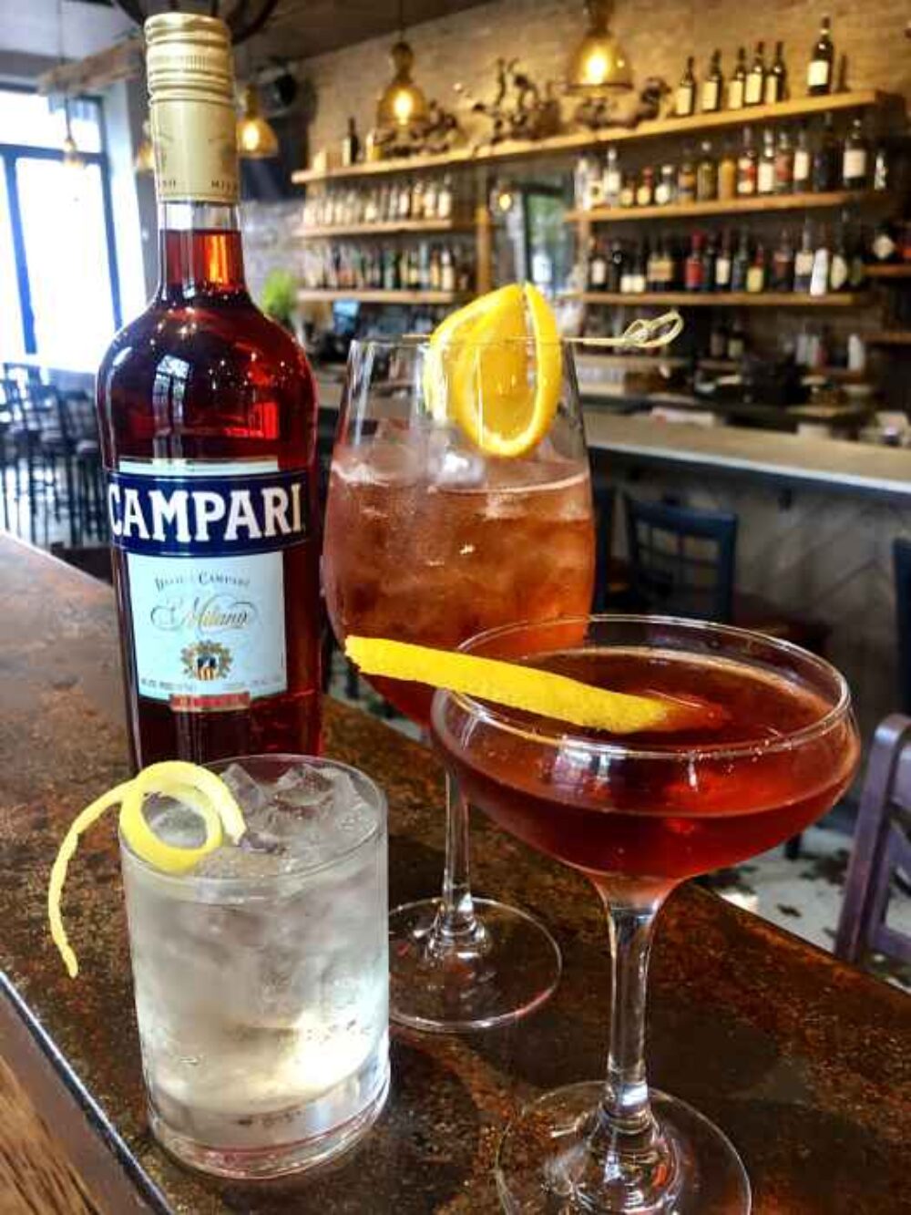 Negroni1 for Negroni Week at Bar Roma