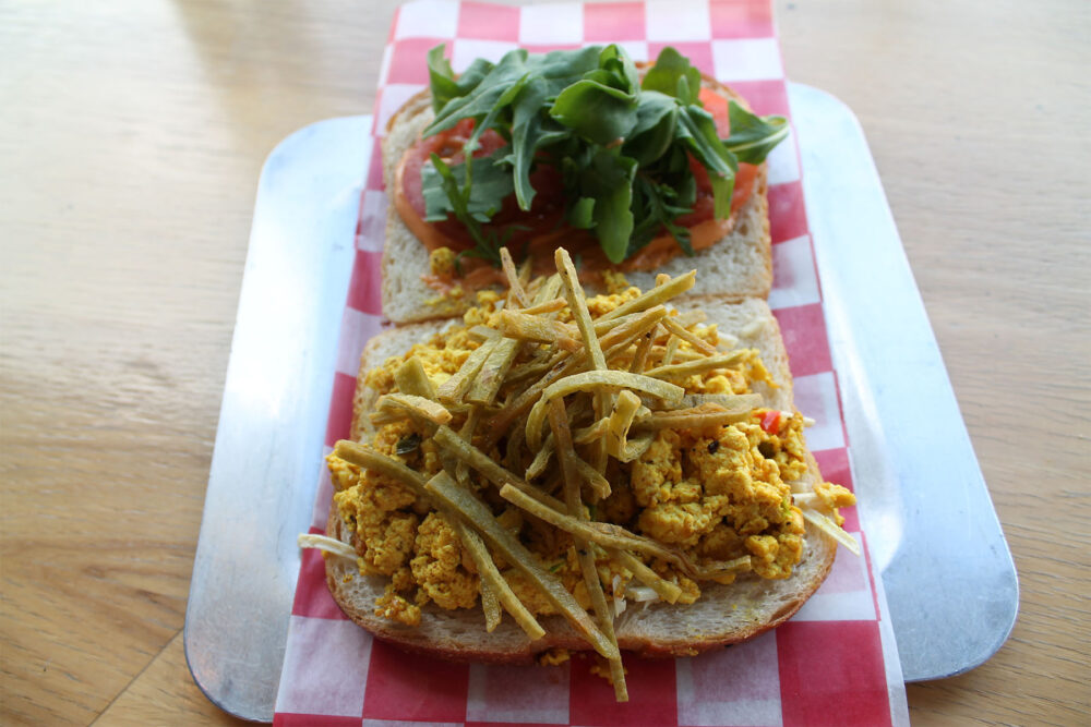 Tofu Scramble for Parts and Labor Debuts New Menu Items