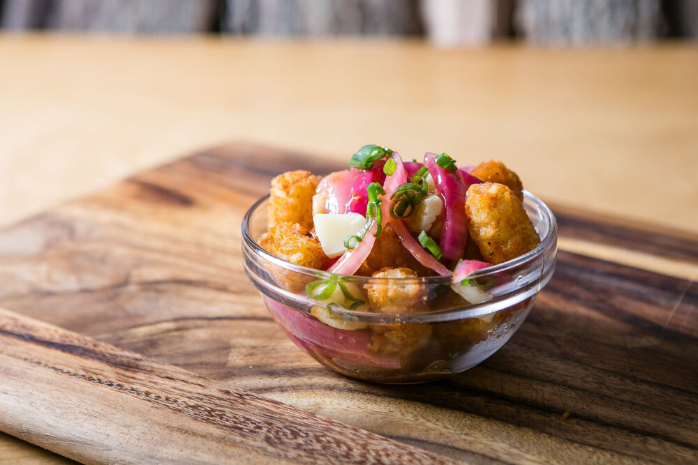 Tot'tine. Photo credit: Hilary Higgins. for Pork & Mindy's Opening Friday, January 8th in Bucktown
