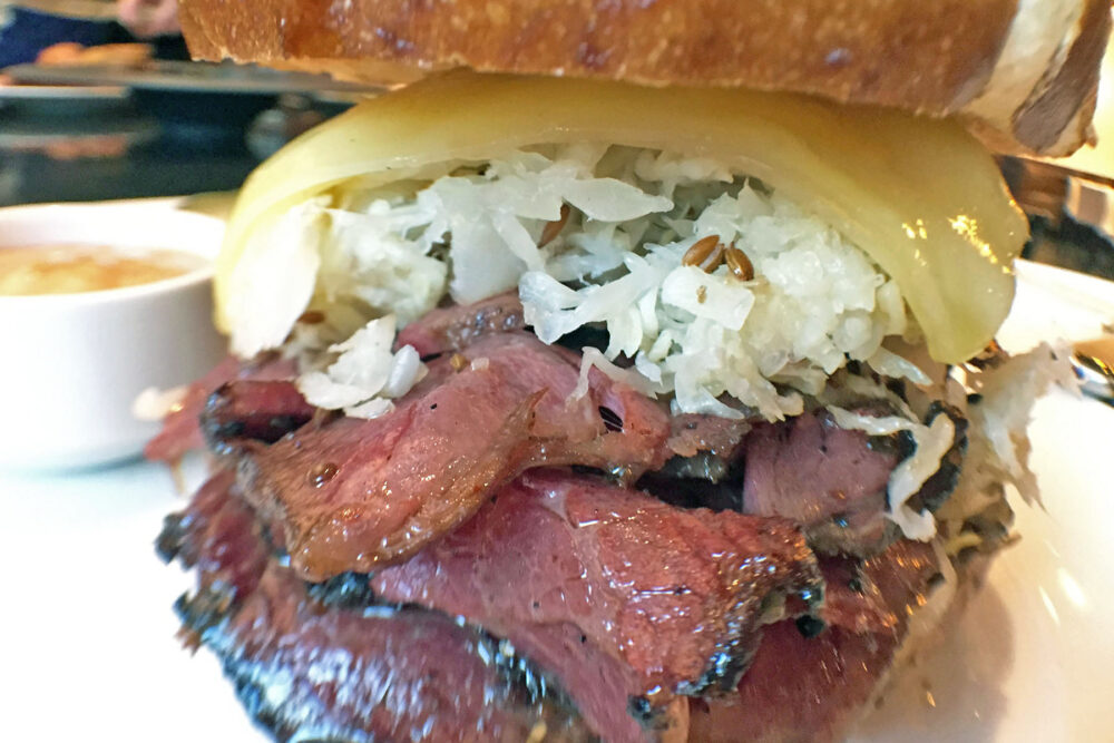 Pastrami Reuben for Get Your Lunch On at RPM Steak