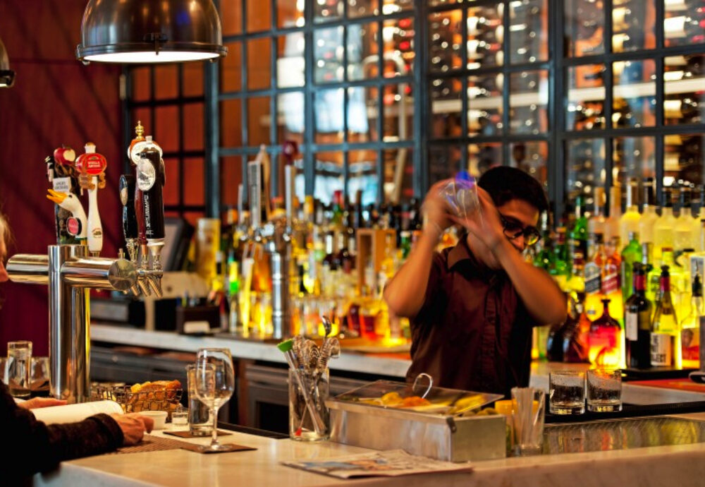 tesori bar for "Breaking the Wheel" Cheese and Wine Tasting at Tesori