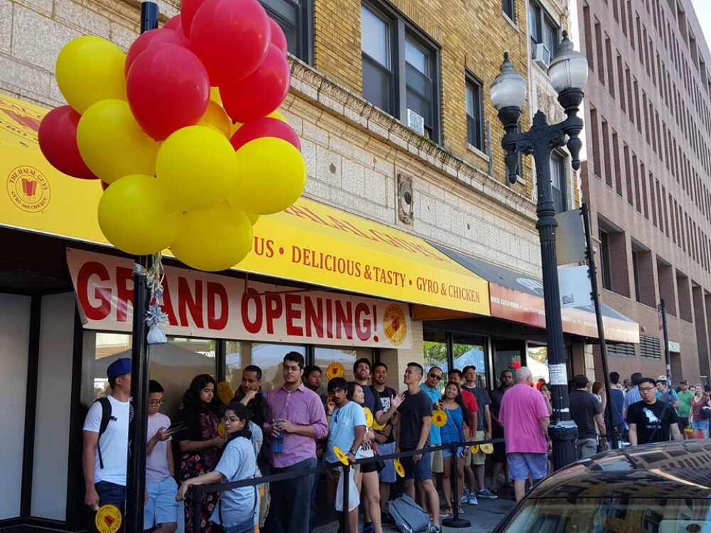 Photo Courtesy: The Halal Guys Facebook for The Halal Guys Chicago Grand Opening